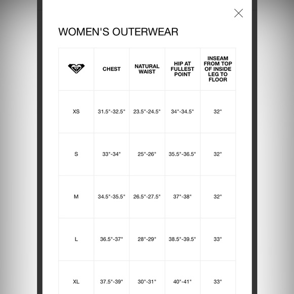 Roxy skii pants , large , fit like a medium or size 6-8. No stretch - Picture 3 of 3